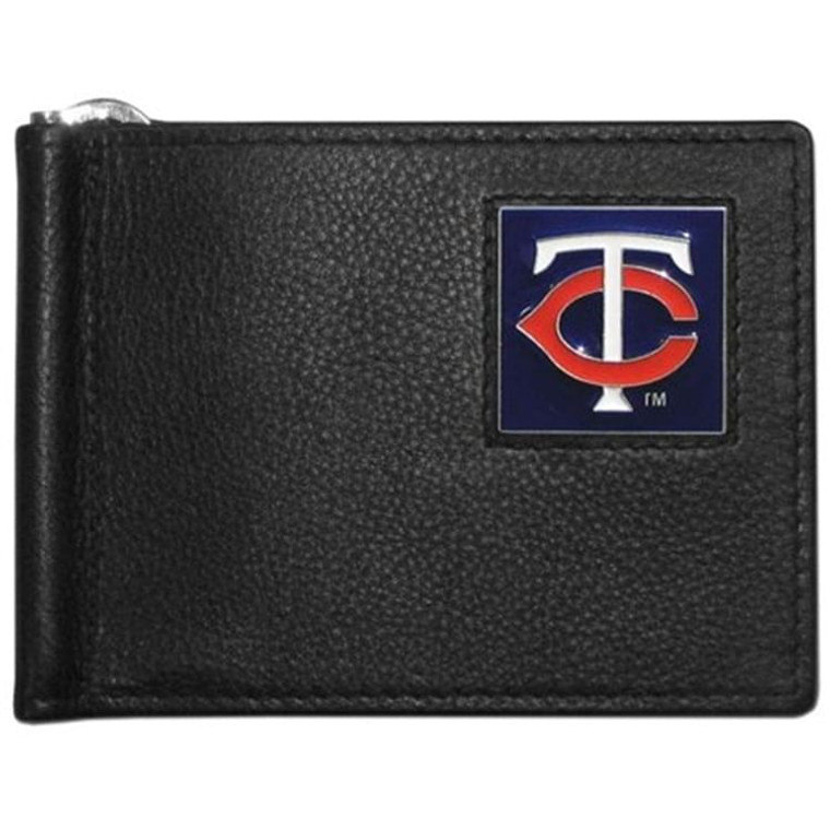 Minnesota Twins Wallet Leather Billfold Clip Wallet Z157-5460330769