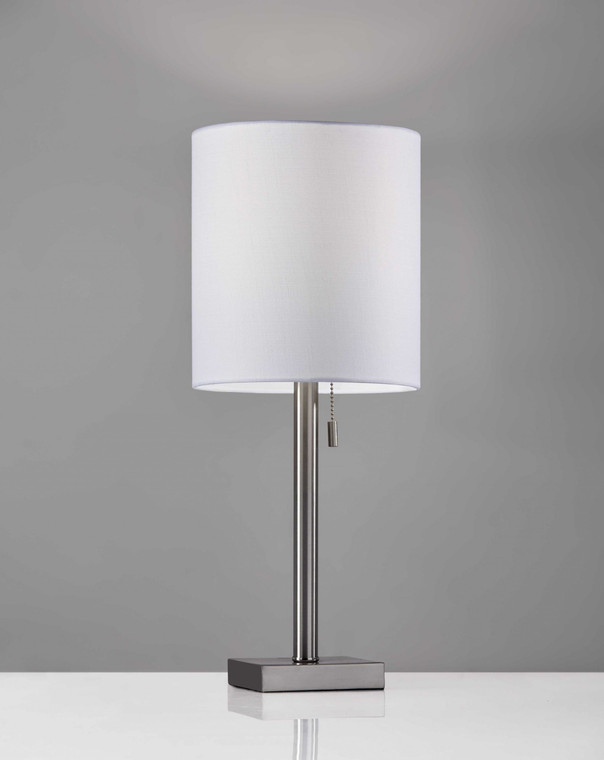Brushed Steel Metal Table Lamp N270-372488