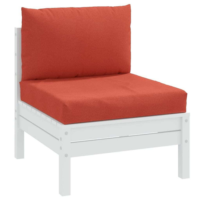  Pallet Cushions 2 pcs Melange Red Fabric A949-4002647