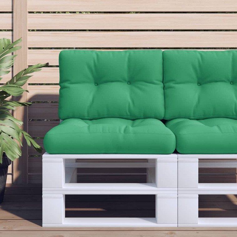 Pallet Cushion Green 23.6"x15.7"x4.7" Fabric A949-314442