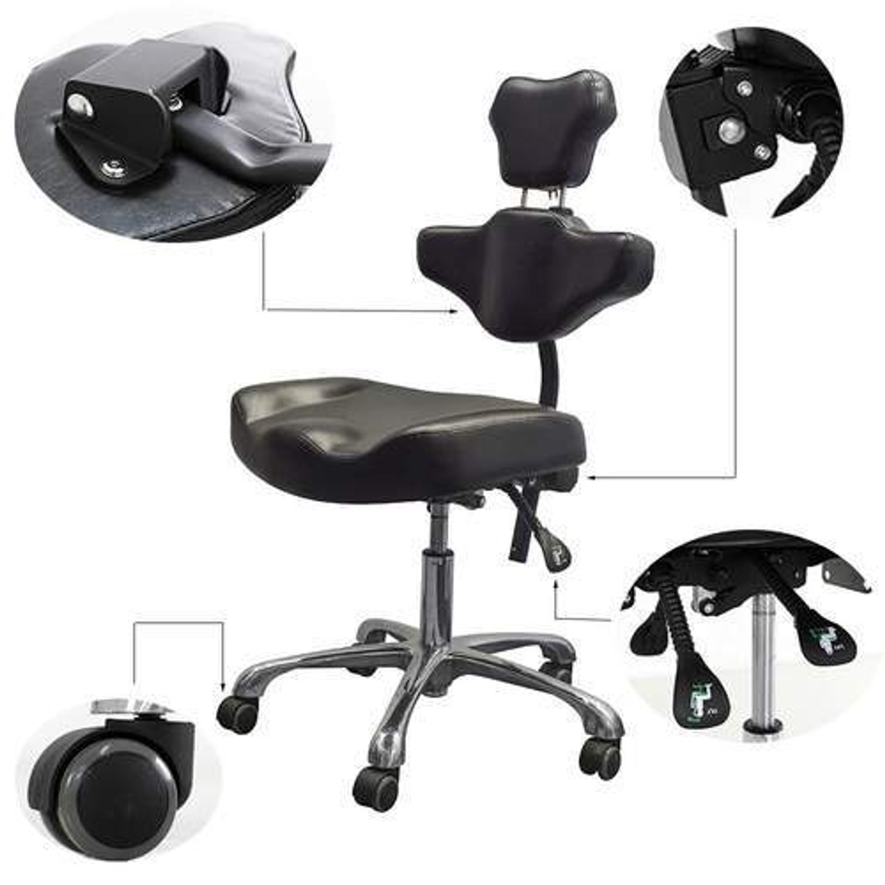 Hydraulic Tattoo chair in black, Brand New, Professional, fully adjustble |  eBay