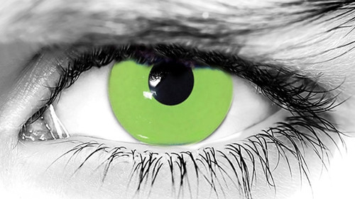 Zombie Green Contact Lenses