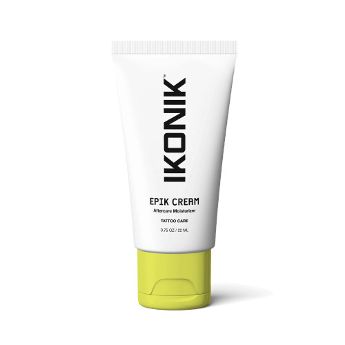 An all-in-one formula that heals your skin and improves vibrancy. When used immediately after a tattoo, Epik Cream reduces inflammation and irritation and locks in moisture to promote healing. Then, as part of your daily routine, Epik Cream maintains your ink's vibrancy and even boosts radiance for ink that lasts a lifetime.