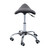 Hydraulic Adjustable Rolling Massage Salon Spa Stool Saddle Chair- Grey