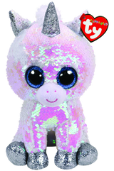 TY Beanie Boo Flippables Diamond Unicorn Small
