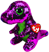 TY Beanie Boo Flippables Stompy Dinosaur Small