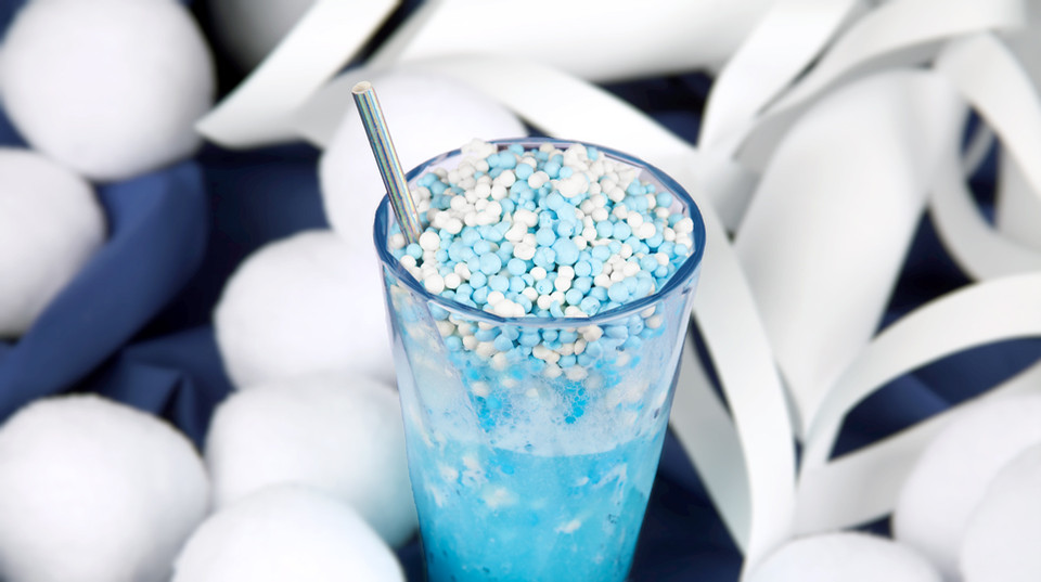 Dippin' Dots in a cup