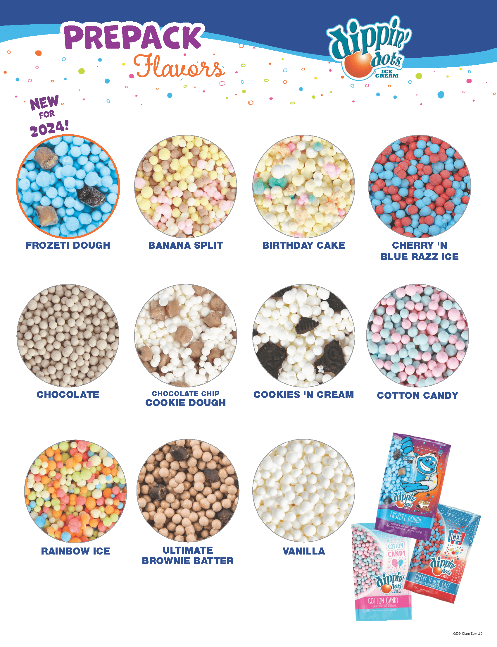 NEW Frozeti Dough Dippin' Dots