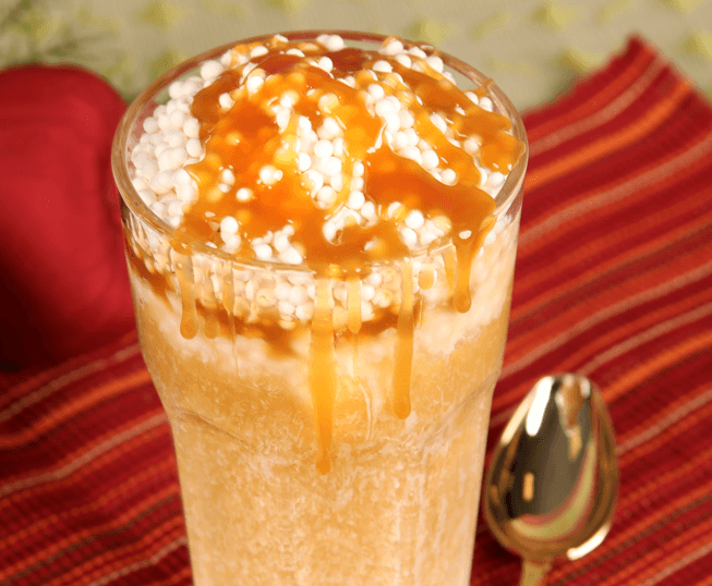 Dippin' Dots in a cup