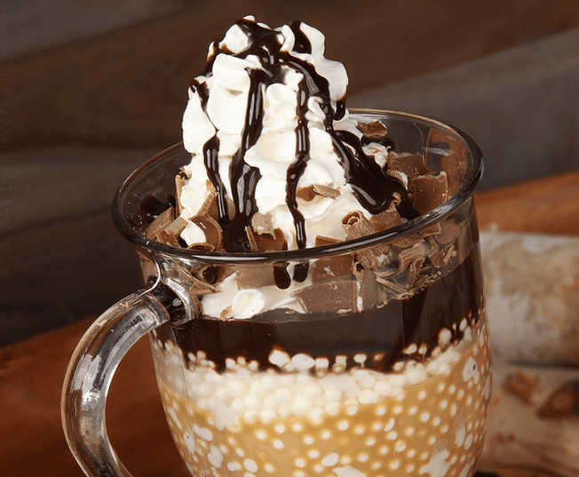 Dippin' Dots in a cup