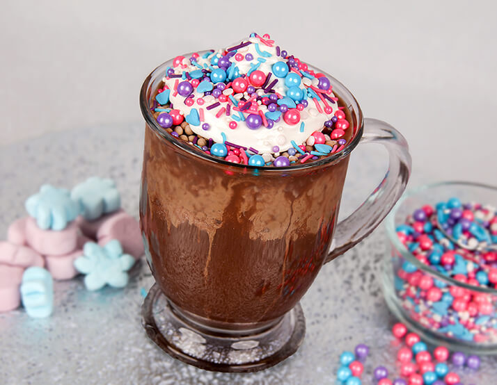 Hot Chocolate with Dippin' Dots
