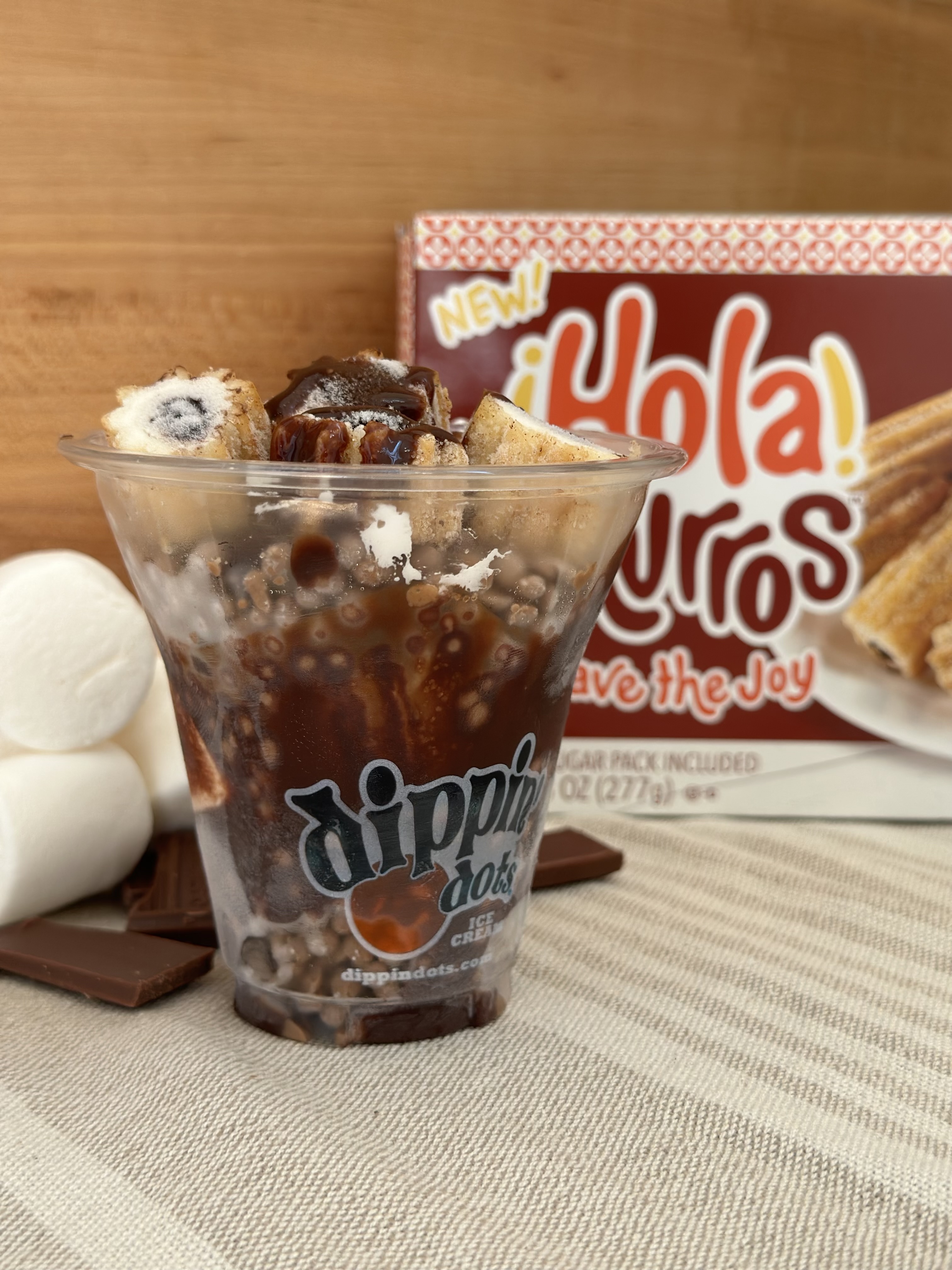 S'mores Churro Sundae