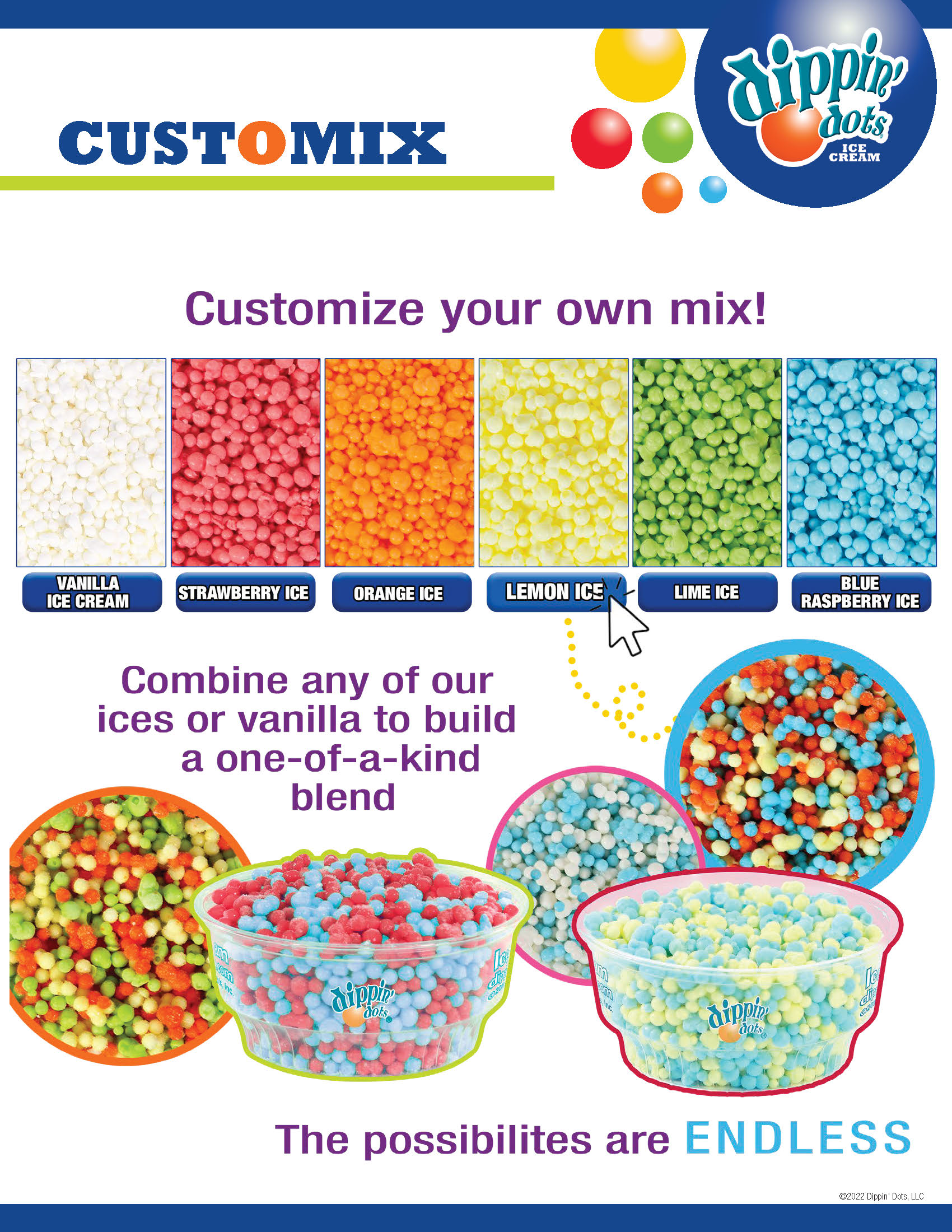 Enhance Ice Cream Flavors with Wholesale dippin dots ice cream