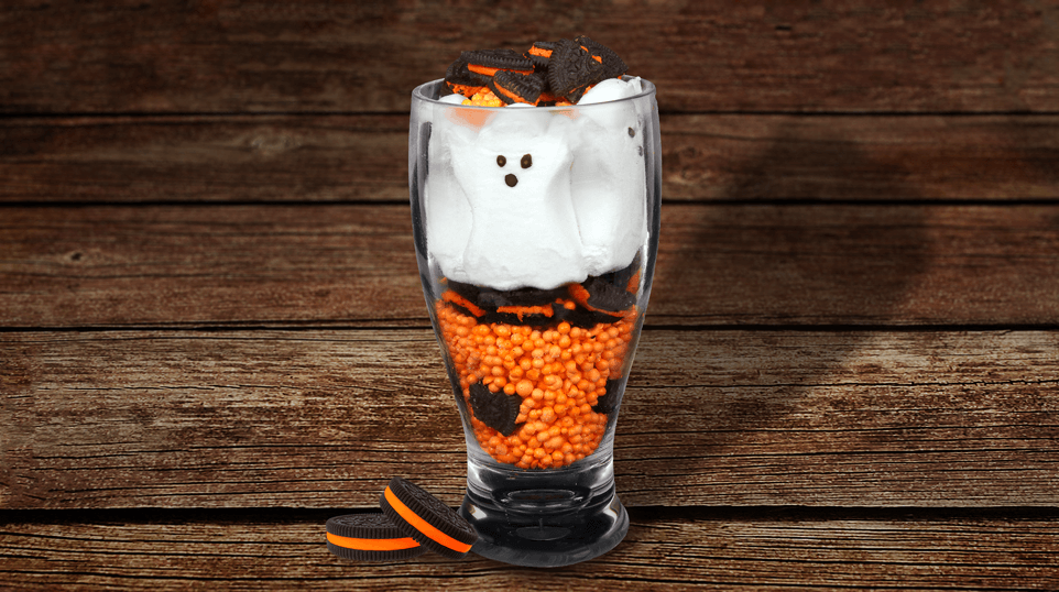 Spooky Dippin' Dots Sundae