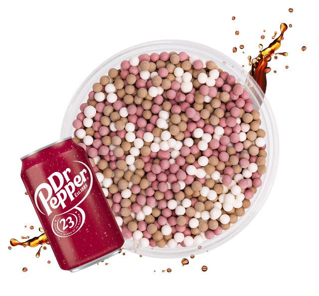 Dr Pepper flavored Dippin' Dots