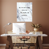 He Can Do More Than We Ask, Hope, or Imagine