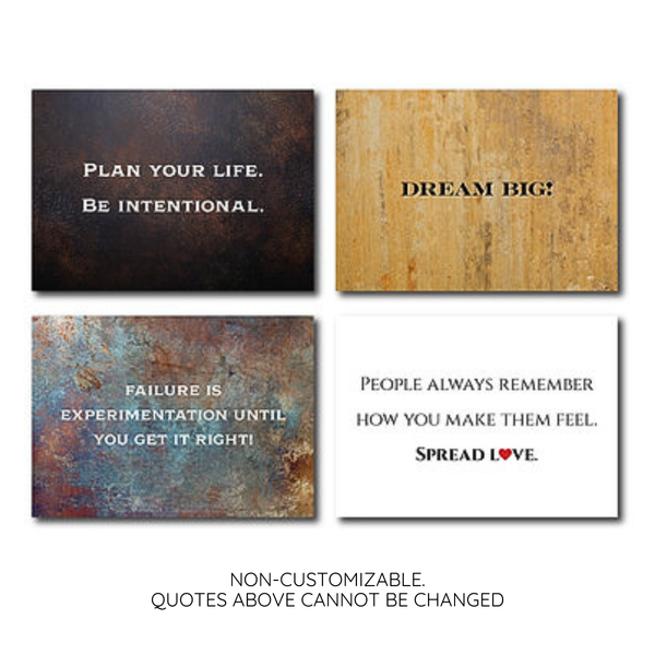 5×7 Metal Art | 4-Piece Pre-Selected Set