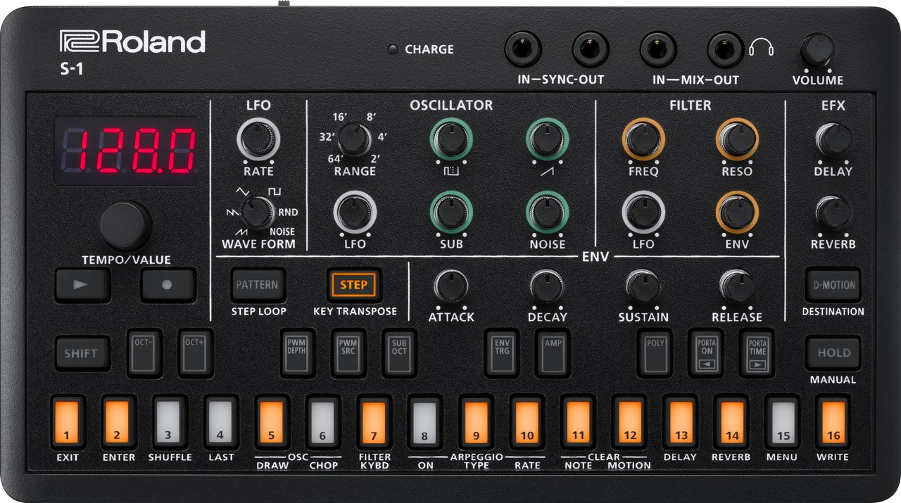 Roland - Roland AIRA Compact S-1 Tweak Synth - Mall Music