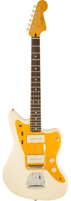 ギター Squier by Fender J Mascis Jazzmater Fender Squier J Mascis Jazzmaster Vintage White | Music
