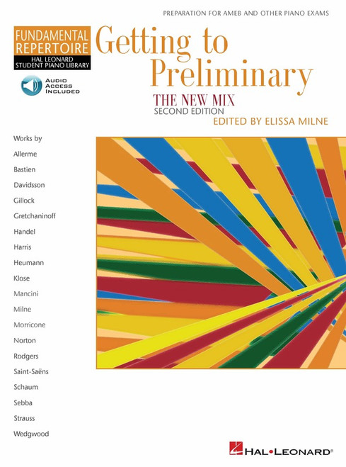 Hal Leonard Student Piano Library Getting To Preliminary - The New Mix Book + Online Audio