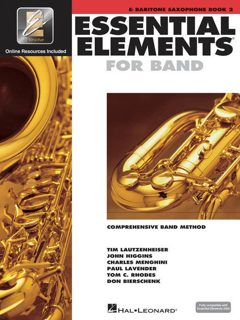 Essential Elements for Band Eb Baritone Saxophone - Book 2 with EEi