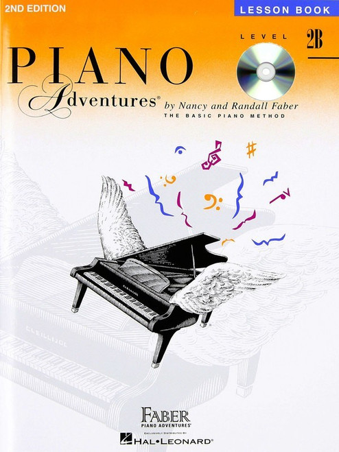 Piano Adventures Level 2B- Lesson Book Book/CD 2nd Edition