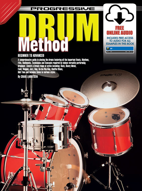 Progressive Drum Method Book/Online Video & Audio