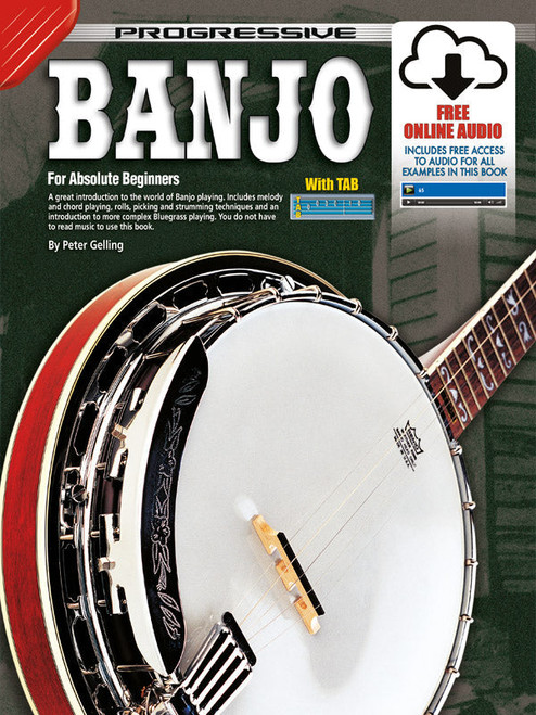 Progressive Banjo Book/Online Audio - learn to play banjo from scratch!