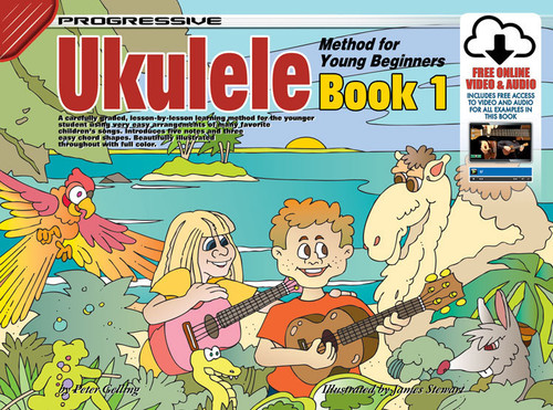 Progressive Ukulele for Young Beginners Book 1 with Online Audio