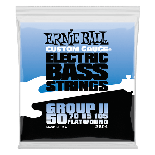 Ernie Ball Flatwound Group II Electric Bass String 50-105 Gauge front