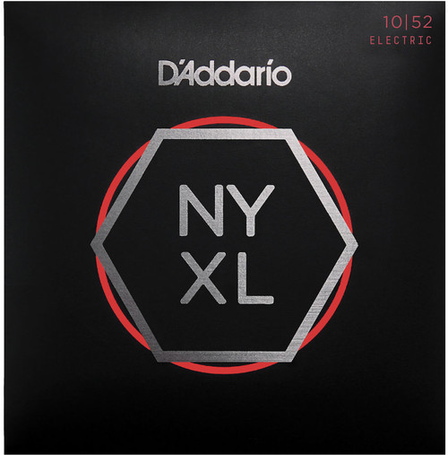 D'Addario NYXL1052 Nickel Wound Electric Guitar Strings Light Top / Heavy Bottom 10-52