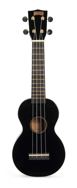 Mahalo Rainbow Series Soprano Ukulele - Black