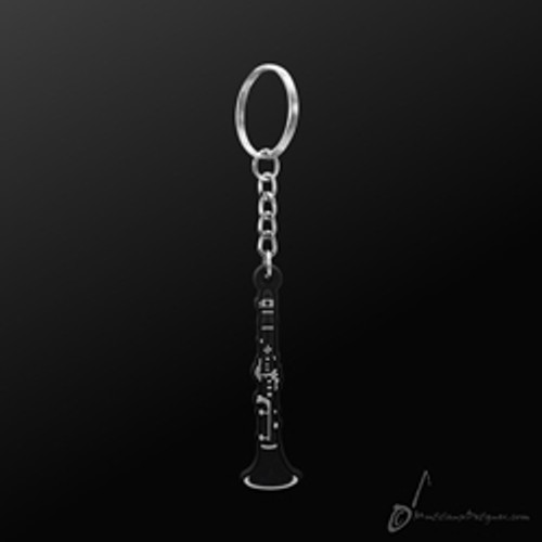 KEY CHAIN CLARINET Musician Designer