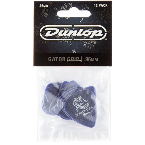 Gator Grip Guitar Pick Pack .96 - 12 x Grey Dunlop