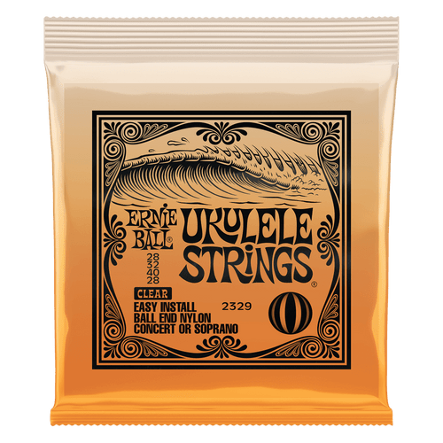 Concert Nylon Ball End Ukulele Strings Clear ERNIE BALL