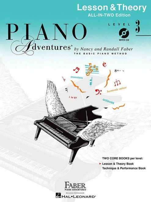 Piano Adventures All In Two Lesson & Theory Level 3 Book/CD
