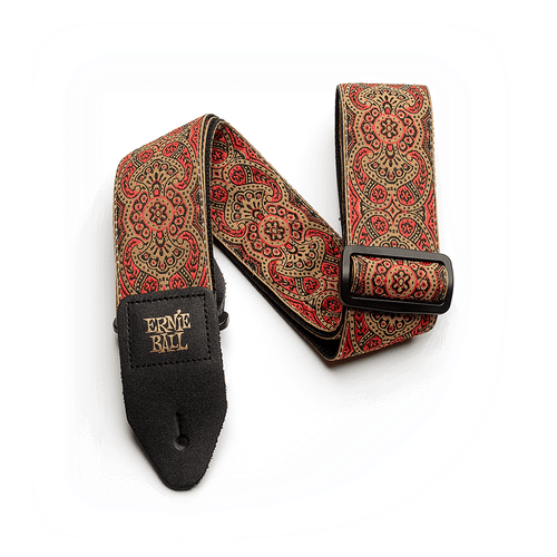 Ernie Ball Jacquard Guitar Strap - Crimson Paisley - Mall Music