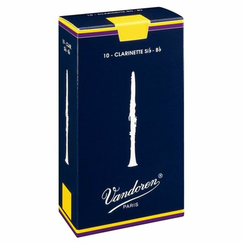 Vandoren Traditional Bb Clarinet Reeds 10 Box - Image