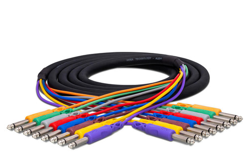 HOSA CPP-804 Unbalanced Snake Cable 1/4 in TS to Same 4m