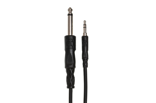 HOSA CMP-110 Mono Interconnect 1/4 in TS to 3.5 mm TRS 10ft