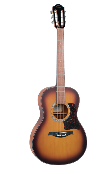 Gilman GPA10 40 Series Parlor Acoustic Guitar - Tobacco Sunburst