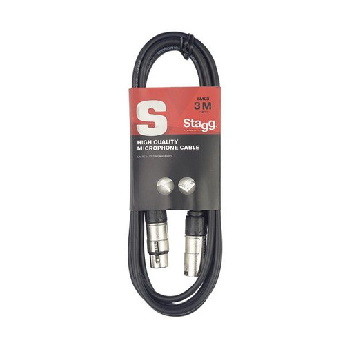 Stagg SMC3 Microphone Cable 3M 10FT XLR to XLR