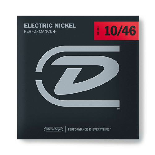 Dunlop DEN1046 Electric Nickel Performance+ Guitar Strings 10-46