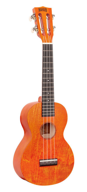 Mahalo Island Series Concert Ukulele - Sunset Orange