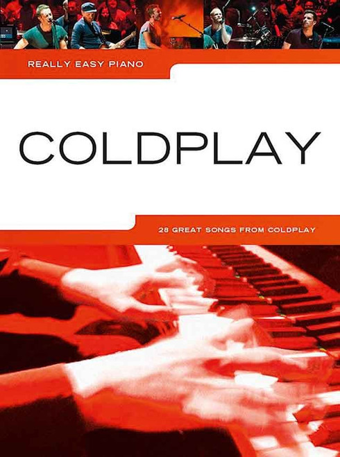 Coldplay really easy piano front cover