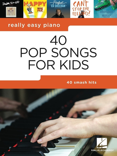 Really Easy Piano – 40 Pop Songs for Kids songbook featuring easy piano arrangements for 40 chart hits including Let It Go, Happy, Roar, and Old Town Road. Really Easy Piano – 40 Pop Songs for Kids songbook featuring easy piano arrangements for 40 chart hits including Let It Go, Happy, Roar, and Old Town Road.