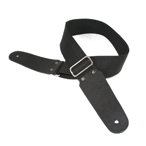 Classic Poly Polypropylene Guitar Strap - Black DSL STRAPS