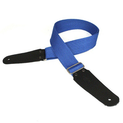 DSL Poly Polypropylene Guitar Strap Blue