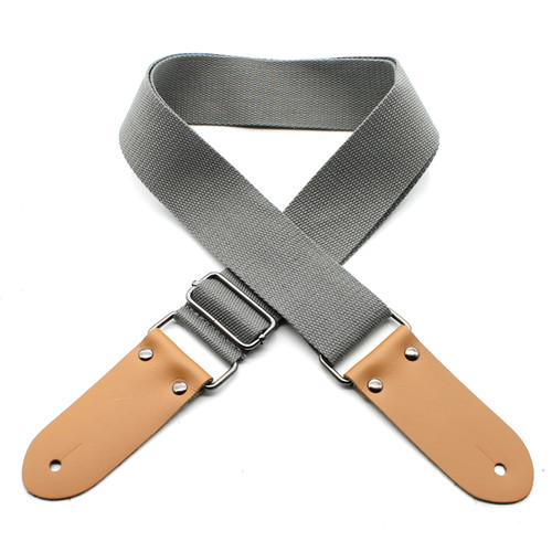 50COTTON-GREY Guitar Strap Cotton- Grey- Strap