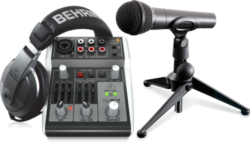 Behringer PODCASTUDIO 2 USB Podcasting Bundle